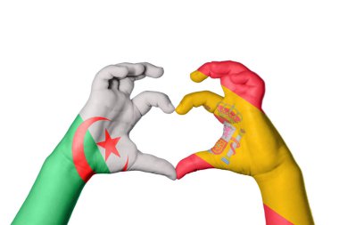 Cezayir İspanya Kalbi, El hareketi kalp yapma, Kırpma Yolu