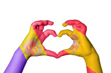 Andorra İspanya Kalbi, El hareketi kalp yapma, Kırpma Yolu