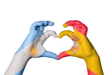 Arjantin İspanya Kalbi, El hareketi kalp yapma, Kırpma Yolu