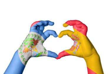 Belize İspanya Kalbi, El hareketi kalp yapma, Kırpma Yolu