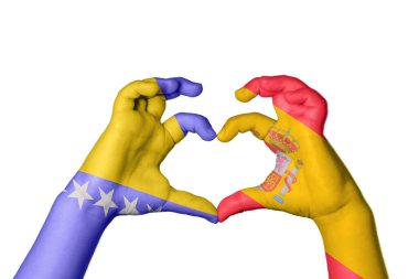 Bosna-Hersek İspanya 'nın Kalbi, El hareketi, kalp yapma, Kırpma Yolu