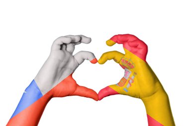 Şili İspanya Kalbi, El hareketi kalp yapma, Kırpma Yolu