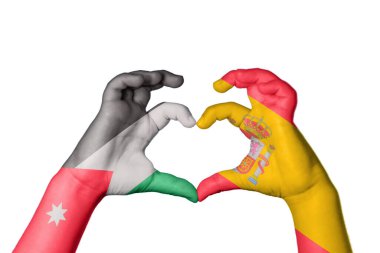 Ürdün İspanya Kalbi, El hareketi kalp yapma, Kırpma Yolu