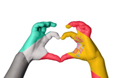 Kuveyt İspanya Kalbi, El hareketi kalp yapma, Kırpma Yolu