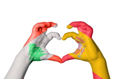 Lübnan İspanya Kalbi, El hareketi kalp yapma, Kırpma Yolu