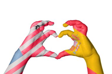 Liberya İspanya Kalbi, El hareketi kalp yapma, Kırpma Yolu