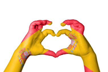 İspanya 'nın Kalbi, El hareketi, kalp yapma, Kırpma Yolu