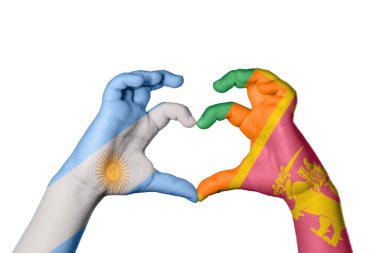 Arjantin Sri Lanka Kalbi, El hareketi kalp yapma, Kırpma Yolu