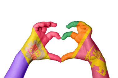 Andorra Sri Lanka Kalbi, El hareketi kalp yapma, Kırpma Yolu