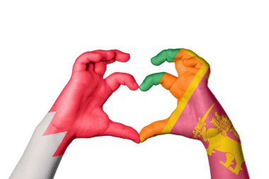 Bahreyn Sri Lanka Kalbi, El hareketi kalp yapma, Kırpma Yolu