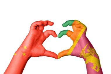 Çin Sri Lanka Kalbi, El hareketi kalp yapma, Kırpma Yolu