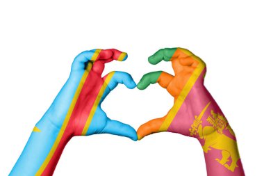 Demokratik Kongo Cumhuriyeti Sri Lanka Kalbi, El hareketi kalp yapma, Kırpma Yolu