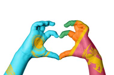 Kazakistan Sri Lanka Kalbi, El hareketi kalp yapma, Kırpma Yolu