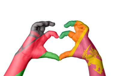 Malavi Sri Lanka Kalbi, El hareketi kalp yapma, Kırpma Yolu