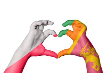 Polonya Sri Lanka Kalbi, El hareketi kalp yapma, Kırpma Yolu