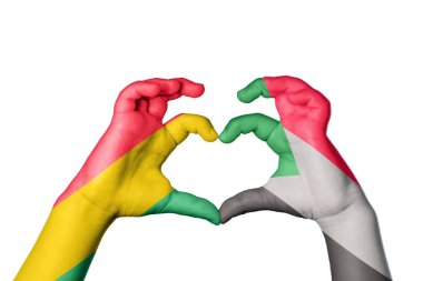 Bolivya Sudan Kalbi, El hareketi kalp yapma, Kırpma Yolu