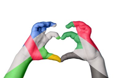 Orta Afrika Cumhuriyeti Sudan Kalbi, El hareketi kalp yapma, Kırpma Yolu