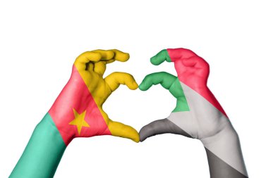 Kamerun Sudan Kalbi, El hareketi kalp yapma, Kırpma Yolu