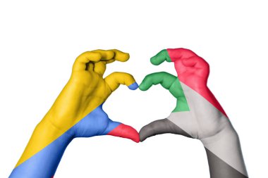 Kolombiya Sudan Kalbi, El hareketi kalp yapma, Kırpma Yolu