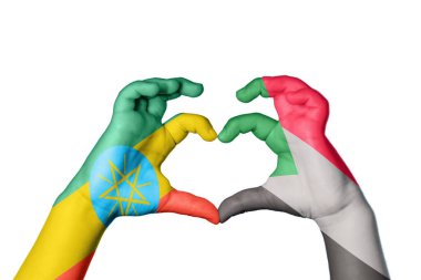 Etiyopya Sudan Kalbi, El hareketi kalp yapma, Kırpma Yolu