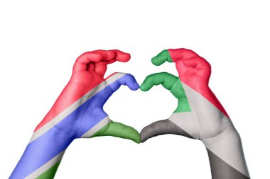 Gambiya Sudan Kalbi, El hareketi kalp yapma, Kırpma Yolu