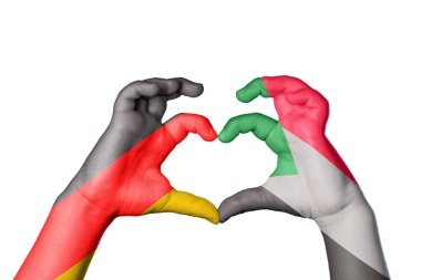 Almanya Sudan Kalbi, El hareketi kalp yapma, Kırpma Yolu