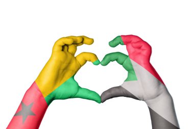 Gine Bissau Sudan Kalbi, El hareketi kalp yapma, Kırpma Yolu