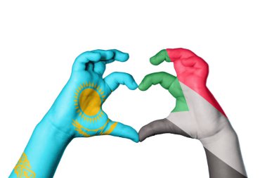 Kazakistan Sudan Kalbi, El hareketi kalp yapma, Kırpma Yolu