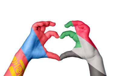 Moğolistan Sudan Kalbi, El hareketi kalp yapma, Kırpma Yolu