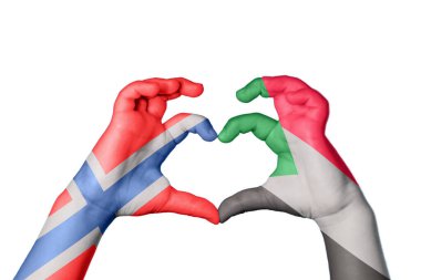 Norveç Sudan Kalbi, El hareketi kalp yapmak, Kırpma Yolu