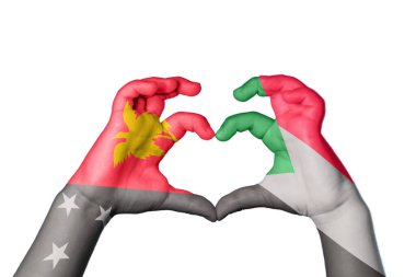 Papua Yeni Gine Sudan Kalbi, El hareketi kalp yapma, Kırpma Yolu