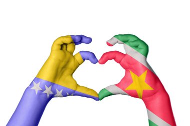 Bosna-Hersek Surinam Heart, El hareketi, kalp yapma, Kırpma Yolu