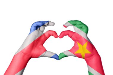 Kosta Rika Surinam Kalbi, El hareketi kalp yapma, Kırpma Yolu