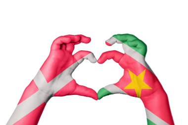 Danimarka Surinam Heart, El hareketi kalp yapma, Kırpma Yolu