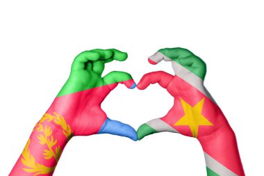 Eritre Surinam Kalbi, El hareketi kalp yapma, Kırpma Yolu