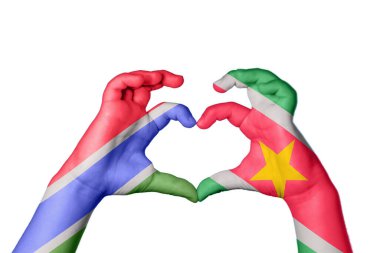 Gambiya Surinam Heart, El hareketi kalp yapma, Kırpma Yolu