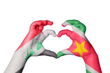 Irak Surinam Heart, El hareketi kalp yapma, Kırpma Yolu