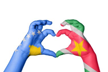 Kosova Kalp Surinam, El hareketi, kalp yapma, Kırpma Yolu