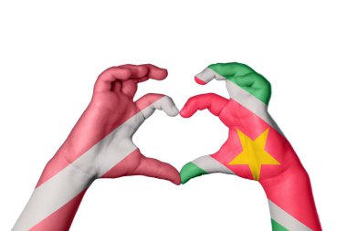 Letonya Surinam Kalbi, El hareketi kalp yapma, Kırpma Yolu