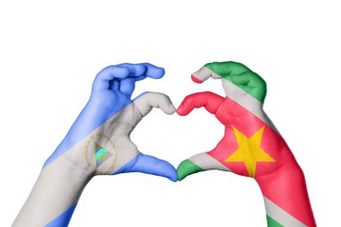 Nikaragua Surinam Heart, El hareketi kalp yapma, Kırpma Yolu