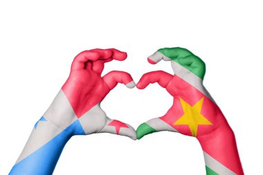 Panama Surinam Heart, El hareketi kalp yapma, Kırpma Yolu