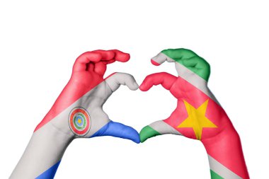 Paraguay Surinam Heart, El hareketi kalp yapmak, Kırpma Yolu