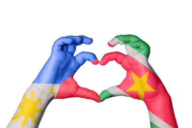 Filipinler Surinam Heart, El hareketi kalp yapma, Kırpma Yolu