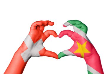 İsviçre Surinam Heart, El hareketi kalp yapma, Kırpma Yolu