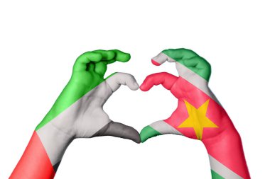 Birleşik Arap Emirlikleri Surinam Heart, El hareketi kalp yapma, Kırpma Yolu