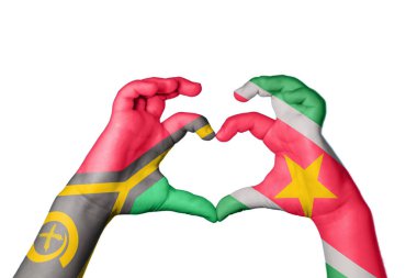 Vanuatu Surinam Heart, El hareketi kalp yapma, Kırpma Yolu