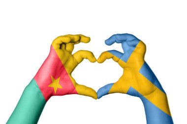 Kamerun İsveç Kalbi, El hareketi kalp yapma, Kırpma Yolu