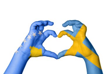 Kosova İsveç Kalbi ve El hareketi kalp yaptı, Yol Kesme