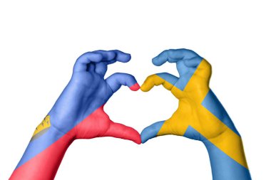 Lihtenştayn İsveç Kalbi, El hareketi kalp yapma, Kırpma Yolu