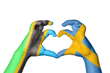 Tanzanya İsveç Kalbi, El hareketi kalp yapma, Kırpma Yolu